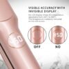 Mini 1/2 inch Flat Iron LED Display Tourmaline Titanium Ceramic Plate 4D 360°Swivel Small Hair Straightener for Woman Short Hair Adjustable Temperature Dual Voltage Auto Shut Off (Rose Gold, 1.5 Inch) - Image 2