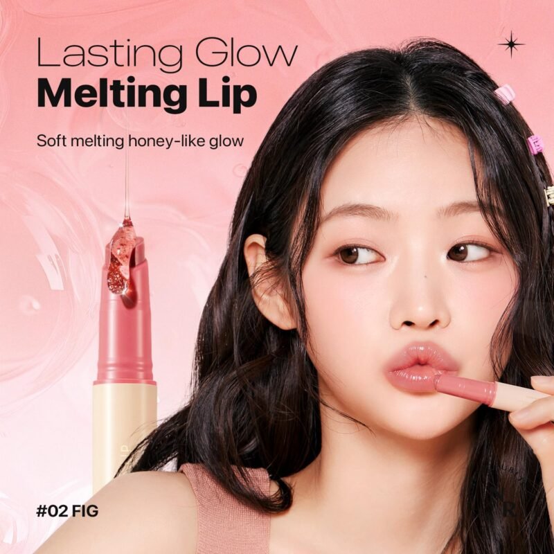 Nature Republic HONEY MELTING LIP (02 FIG) SOFT LIP STICK, Hydrating Gloss, Moisturizing balms, Sheer tint, Shine & Nude, Glowy Finish, korean make up - Image 2