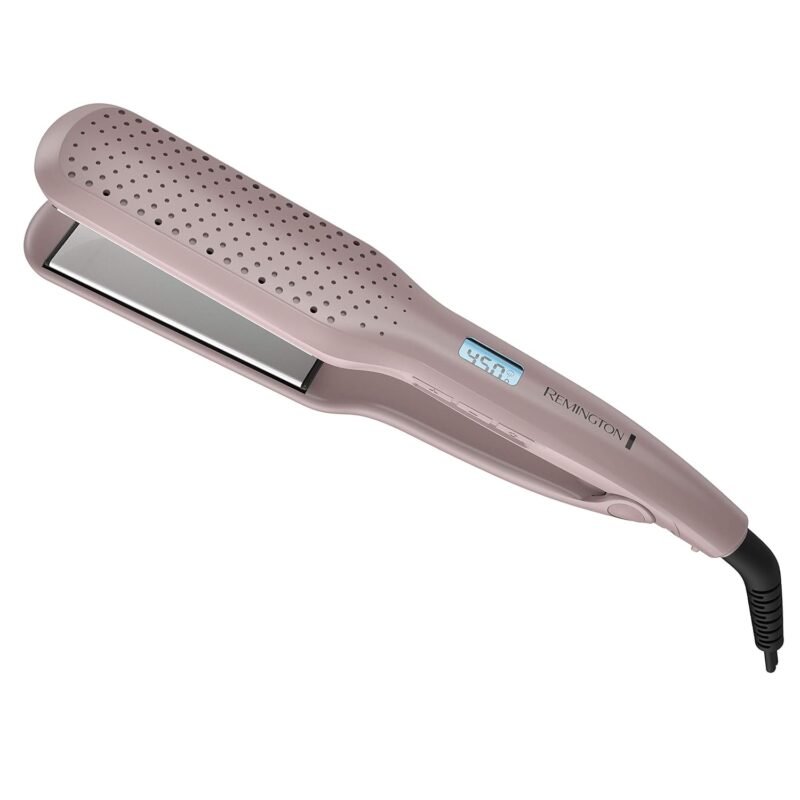 Remington Wet2Straight Hair Straightener / Flat Iron, 450°F Salon High Heat, 1 3/4" Inch plates, Mauve - Image 2