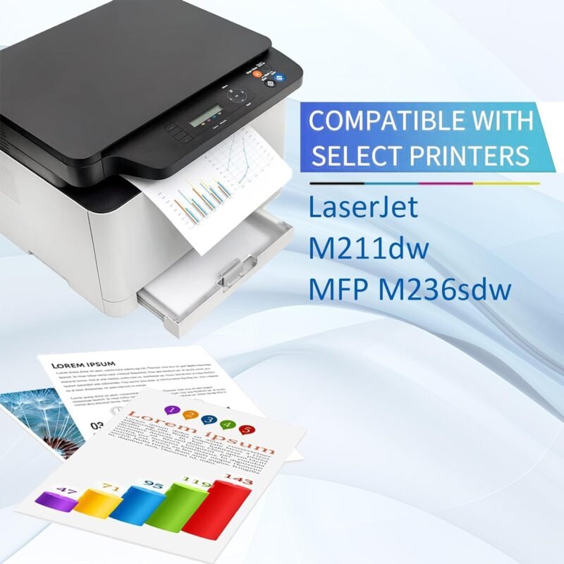 136A W1360A Toner Cartridge Compatible for HP 136A W1360A 136X W1360X Toner Cartridges Replacement for HP Laserjet M211dw MFP M236sdw Printers, blue - Image 2