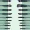 Makeup Brushes 22 Pcs Makeup Kit,Foundation Brush Eyeshadow Brush Make up Brushes Set (Green, 22 Piece Set) - Image 4