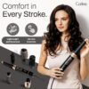 Hair Dryer Brush 1200 Watts 6 in 1 Hair Accessories Blow Dryer Automatic Curling Iron with Storage Box in Black for Curl Enhancing Hair Smoothing Volumizing Styling - by Curlee - Image 5