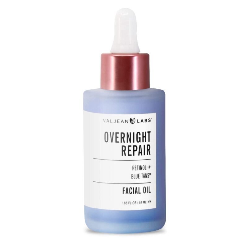 VALJEAN LABS Overnight Repair Facial Oil | Retinol and Blue Tansy | Helps to Even Skintone, Calm and Soothe Redness | Cruelty Free, Vegan, Made in USA (1.83 oz) - Image 6