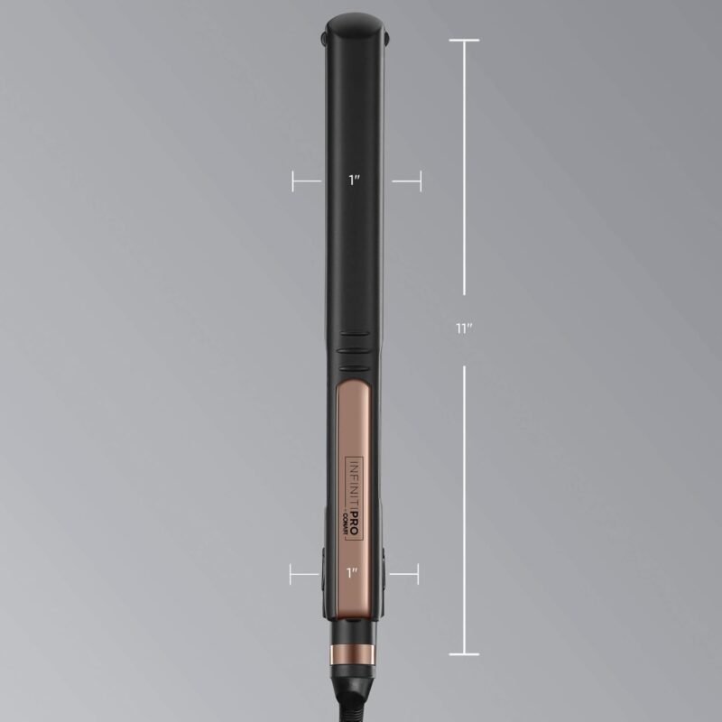 CONAIR INFINITIPRO Rose Gold Ceramic Flat Iron, 1-inch - Image 6