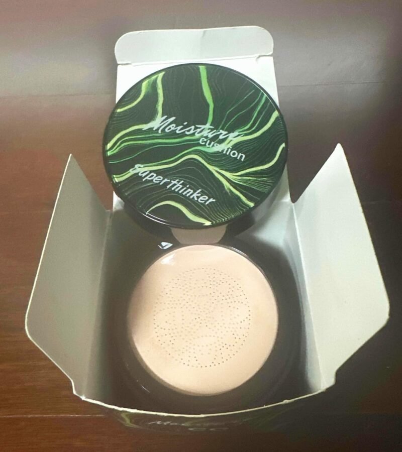 Air Cushion CC Cream Mushroom Head Foundation, Moisturizing BB Cream Makeup Long Lasting Matte Concealer (Natural) - Image 8