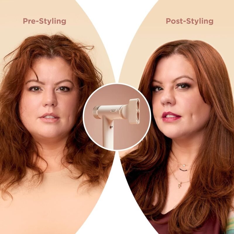Shark SpeedStyle Essential High-Velocity Dryer with Concentrator, Lightweight, Ionic, No Heat Damage, Best for Straight and Wavy Hair, Silk HD301 - Image 9