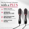 REVLON One Step Volumizer PLUS Hair Dryer and Styler | More Volume, Less Damage, and More Styling Control for Easy and Fast Salon-Style Blowouts, Plus Travel Friendly (Black) - Image 6