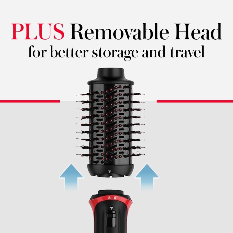 REVLON One Step Volumizer PLUS Hair Dryer and Styler | More Volume, Less Damage, and More Styling Control for Easy and Fast Salon-Style Blowouts, Plus Travel Friendly (Black) - Image 9