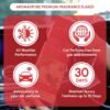 Car Perfume Fragrance Flakes (1.7 Oz Each) -Strawberry - Premium Air Freshener for Car Made with Essential Oil, Grains & Flakes | Luxury Car Perfumes Hanging | Car Scents | Pack of 2 - Image 6