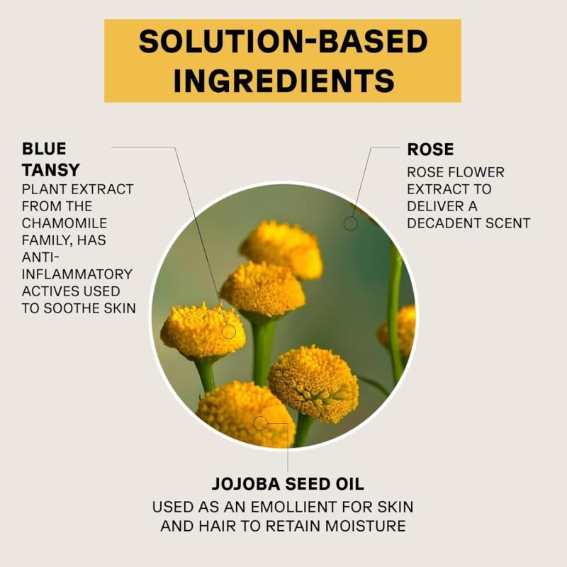 Acure Seriously Soothing Tansy Night Rose Oil - Soothes, Deep Hydrate & Moisturize Dry, Acne Prone, Sensitive Skin - Antioxidant Night Cream Serum Oil Blend with Blue Tansy & Rose - 100% Vegan, 1 oz - Image 3