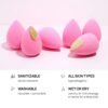 AOA Studio Collection makeup Sponge Set Latex Free and High-definition Set of 6 makeup Wonder blender For Powder Cream and Liquid, Super Soft Wonder Beauty Cosmetic - Image 5