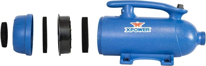 XPOWER B-27 Powerful, Professional Pet Grooming Force Dryer with Dual Motors, Variable Speed Control - Image 3