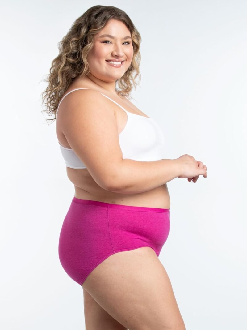 Fruit of the Loom Women's 360° Stretch Underwear, High Performance Stretch for Effortless Comfort, Available in Plus Size - Image 3