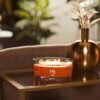WoodWick Pumpkin Praline Scented Ellipse Candle, Crackles as it Burns, Up to 50 hrs Burn time, 16oz - Image 5