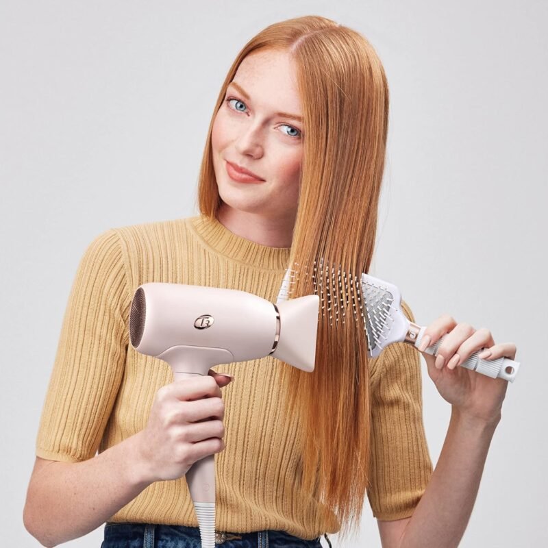 T3 Afar Lightweight Travel-Size Hair Dryer with Auto Dual Voltage, Folding Handle, Fast Drying, Lightweight and Ergonomic, Frizz Smoothing, Multiple Heat and Speed Combinations - Image 10