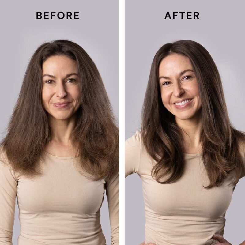 L'ANGE HAIR Le Volume 2-in-1 Titanium Blow Dryer Brush | Hot Air Brush in One with Oval Barrel | Hair Styler for Smooth, Frizz-Free Results for All Hair Types (Blush - 60mm) - Image 3