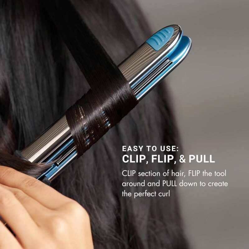 BaBylissPRO Nano Titanium Prima Ionic Hair Straightener – Professional Flat Iron & Curling Iron in One for Stylists, Pro Styling Hair Tool - Image 3