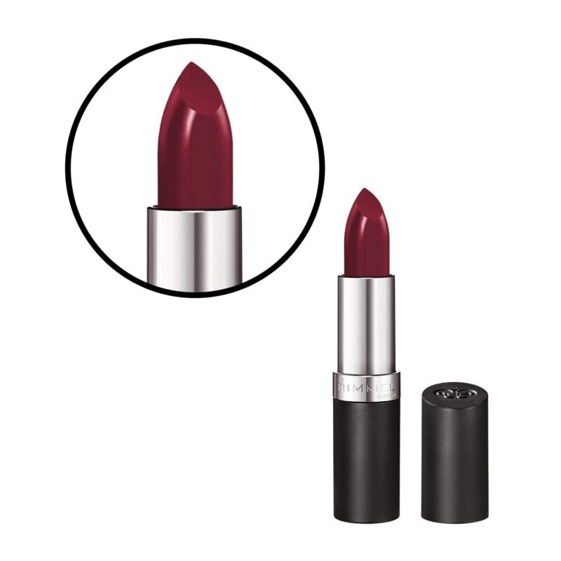 Rimmel Lasting Finish Lipstick - Up to 8 Hours of Intense Lip Color with Color Protect Technology and Exclusive Black Diamond Complex - 800 Berry Misschief, .14oz - Image 4