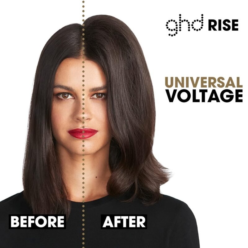 ghd Rise Volumizing Hot Hair Brush - Professional 1.25” Hot Brush for Dry Hair with Maximum Root Lift, 2x Volume, 365ºF Safe Styling Temperature Technology and Auto Sleep Mode - Black - Image 5