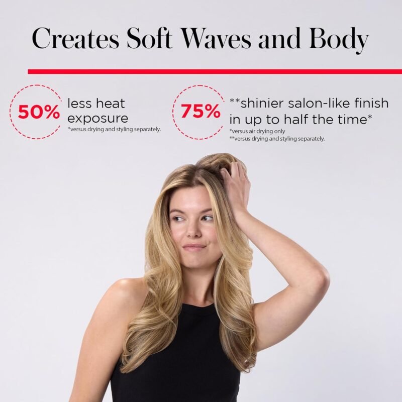 REVLON One Step Volumizer Plus Hair Dryer and Styler | More Volume, Less Damage, and More Styling Control for Easy and Fast Salon-Style Blowouts, Plus Travel Friendly (Teal) - Image 4