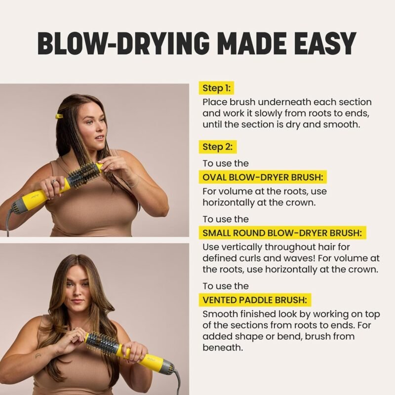 Drybar Blow-Dryer Shot Collection | Faster Blowouts with Tons of Volume and Less Frizz | Choose The Barrel Size Best for Your Hair Length and Desired Style - Image 7