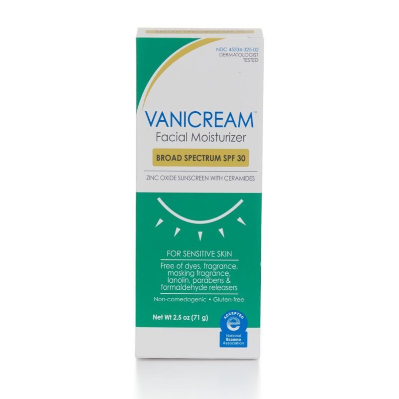 Vanicream Facial Moisturizer with SPF 30 - Mineral Sunscreen - 2.5fl oz - Formulated Without Common Irritants for Those with Sensitive Skin - Image 6