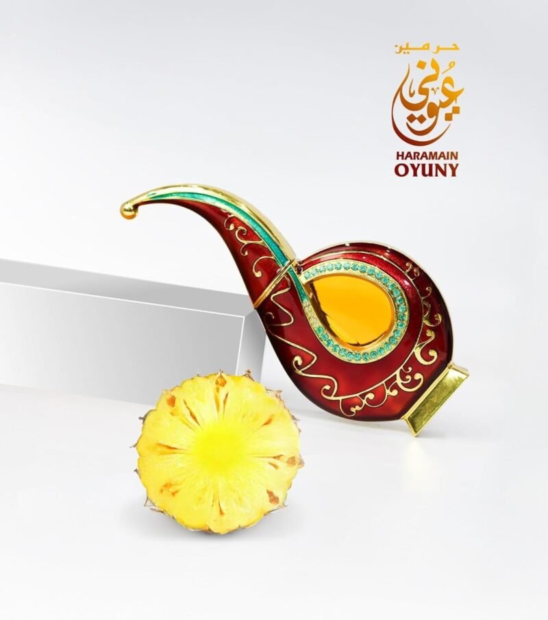 Al Haramain Oyuny 20ml Concentrated Perfume Oil for Unisex - Arabian Perfume for Women and Men - Long Lasting Floral Fragrance with Notes of Bergamot, Rose, Patchouli, Pineapple - Arabic Perfume - Image 3