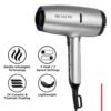 REVLON Dry Max Hair Dryer with Diffuser for Natural Curls| Prevents Frizz, Speeds Drying Time, and Reduces Damage, Plus Concentrator for Precise Styling, 1875 Watts (Silver) - Image 3