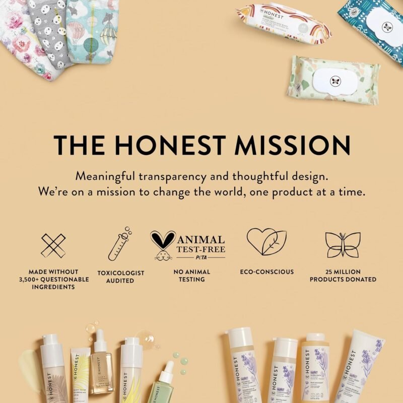 The Honest Company Hydrating Face + Body Lotion | Fast Absorbing, Naturally Derived, Hypoallergenic | Fragrance Free Sensitive, 8.5 fl oz - Image 8
