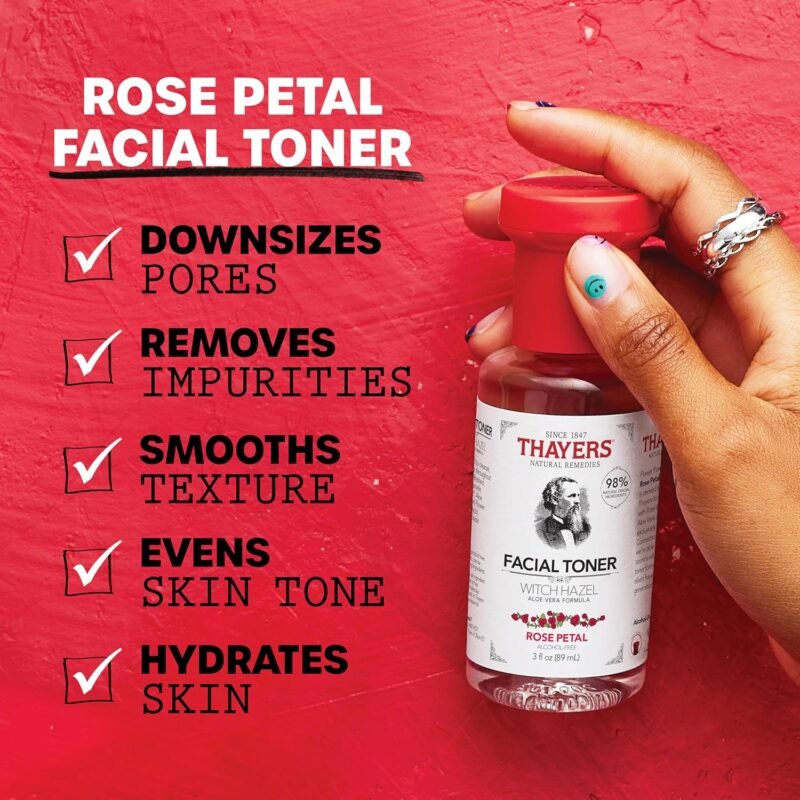 Thayers Purify & Hydrate Skin Care Set, Includes Rose Petal Facial Toner to Reduce Pores and Hydrating Milky Toner for 48H Hydration, 1 Skin Care Kit - Image 4