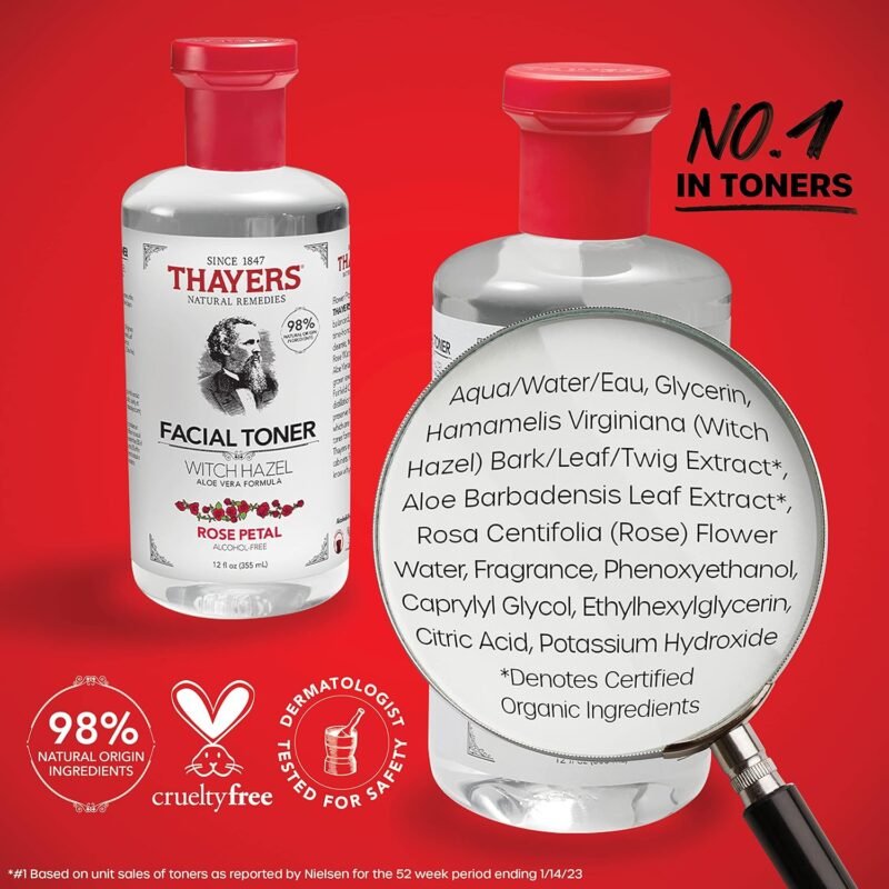 Thayers Purify & Hydrate Skin Care Set, Includes Rose Petal Facial Toner to Reduce Pores and Hydrating Milky Toner for 48H Hydration, 1 Skin Care Kit - Image 8