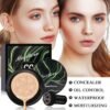 Air Cushion CC Cream Mushroom Head Foundation, Moisturizing BB Cream Makeup Long Lasting Matte Concealer (Natural) - Image 2