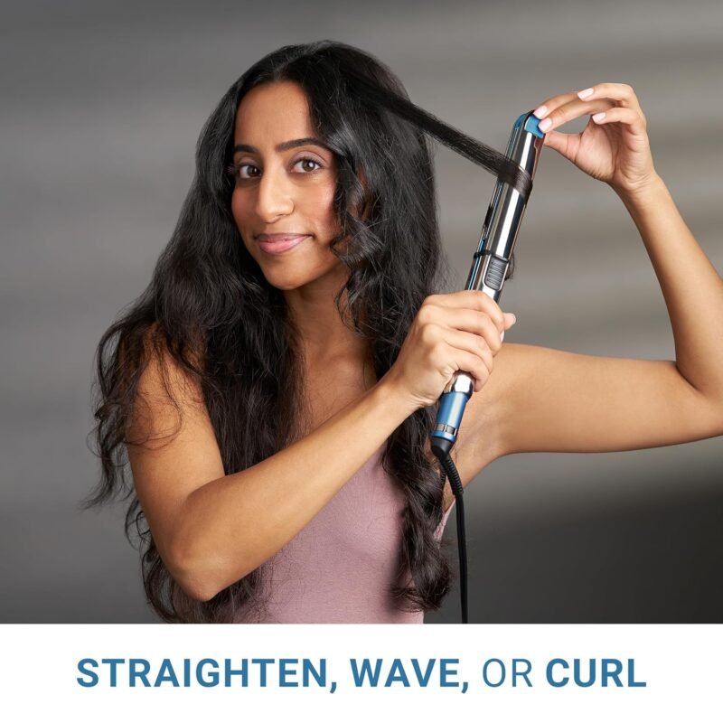 BaBylissPRO Nano Titanium Prima Ionic Hair Straightener – Professional Flat Iron & Curling Iron in One for Stylists, Pro Styling Hair Tool - Image 2
