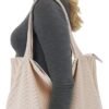 KALIDI Women Corduroy Tote Bag Zipper Casual Tote's Handbag Big Capacity Shoulder Bag with Pockets - Image 2