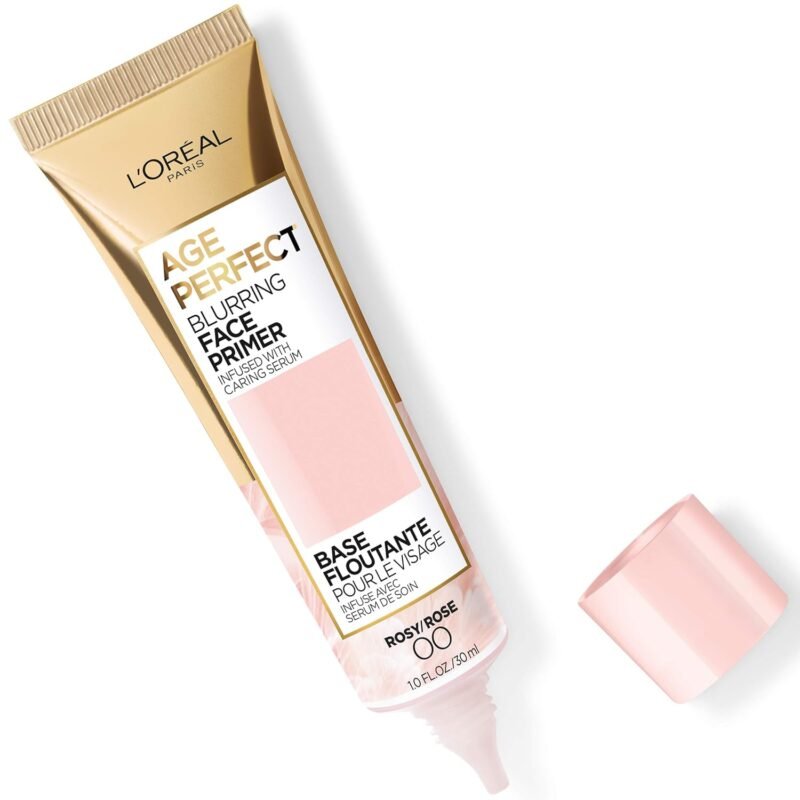 L'Oreal Paris Age Perfect Face Blurring Primer Infused with Caring Serum Smoothes Liners and Pores - Image 2