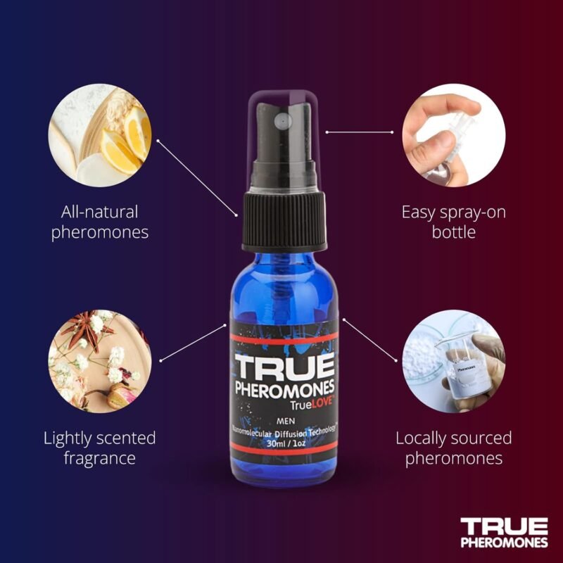 True Love Pheromones for Men, Long Lasting Pheromone Cologne to Attract Women, Premium Men’s Cologne with Advanced Formula and High Pheromone Concentration for Maximum Attraction (1 Oz Bottle) - Image 2
