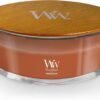 WoodWick Pumpkin Praline Scented Ellipse Candle, Crackles as it Burns, Up to 50 hrs Burn time, 16oz - Image 2