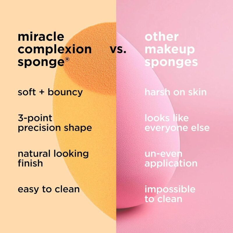 Real Techniques 5 Piece Everyday Essentials Makeup Brush Set, Includes 4 Brushes & Makeup Sponge, For Foundation, Blush, Bronzer, Contour, Eyeshadow, & Powder, Travel Gift Set, Cruelty-Free & Vegan - Image 9