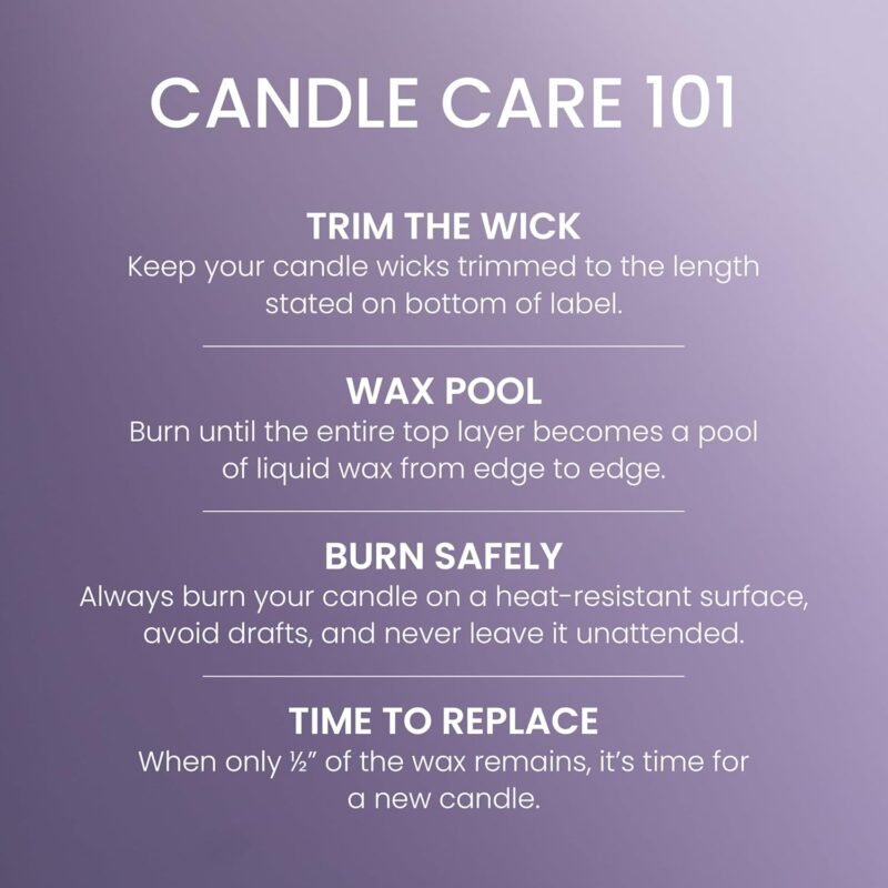 Yankee Candle Large Jar Scented Candle with up to 150 Hour Burn Time, Premium Plant Wax Blend for Consistent Burn, 22 oz Jar Candle with Room Filling Fragrance, Lavender Vanilla - Image 5
