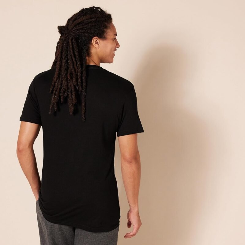 Amazon Essentials Men's V-Neck Undershirt, Breathable, Cotton, Pack of 6 - Image 4