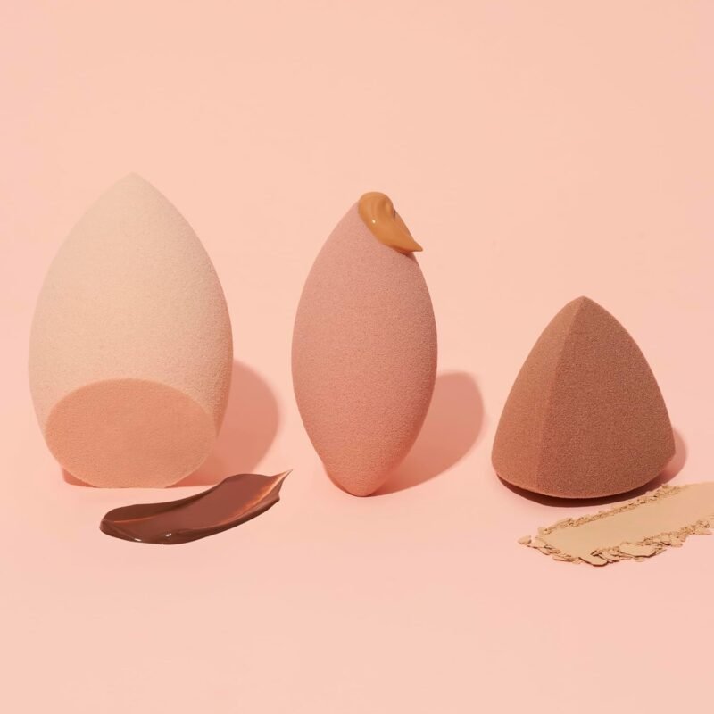 e.l.f. Total Sponge Set, Multi-use Makeup Sponge Set For Flawless Blending, Great For Powder Or Liquid Concealer & Foundation, Vegan & Cruelty-Free - Image 6