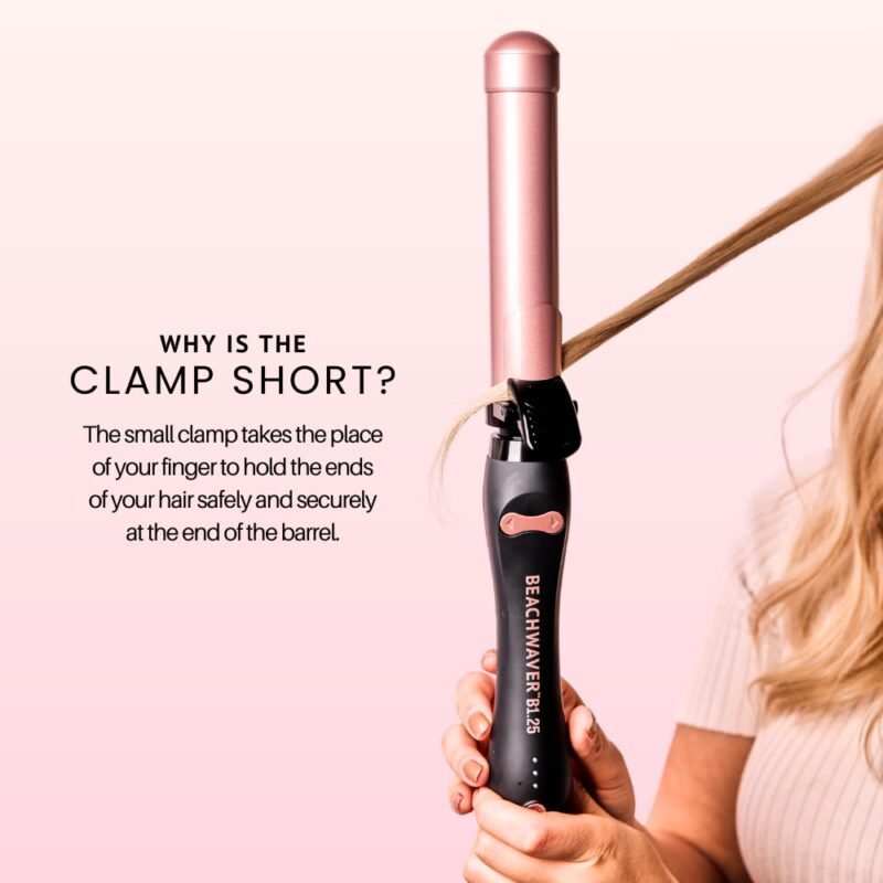 Beachwaver B1 Rotating Curling Iron - Automatic 1 Inch Ceramic - Easy-to-Use Spinning Wand for Long-Lasting Waves - Auto-Shut Off and Dual Voltage (BW160) - Image 4