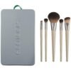 EcoTools Makeup Brush Set for Eyeshadow, Foundation, Blush, and Concealer with Bonus Storage Case, Start the Day Beautifully, Travel Friendly, 6 Piece Set - Image 9