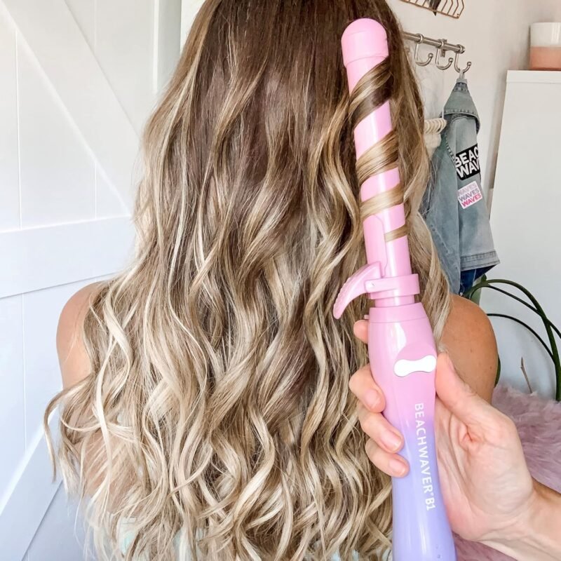 Beachwaver B1 Rotating Curling Iron - Automatic 1 Inch Ceramic - Easy-to-Use Spinning Wand for Long-Lasting Waves - Auto-Shut Off and Dual Voltage (BW160) - Image 2