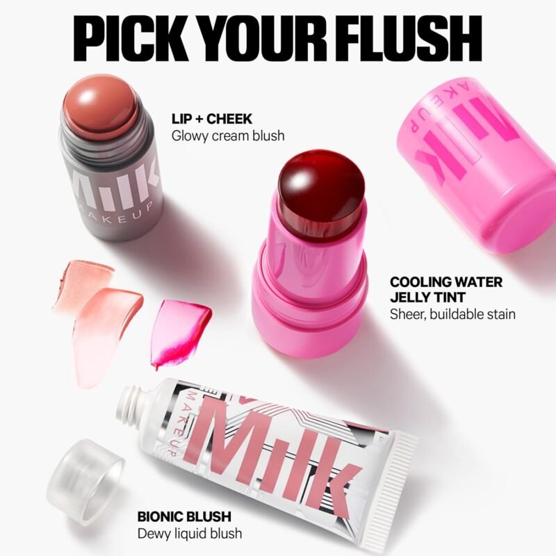Milk Makeup Lip + Cheek Stick – Multi-Use Cream Blush + Lip Color with Mango Butter, Avocado Oil + Apricot Oil – Hydrating, Buildable, Long-Lasting, Vegan Formula - Image 7