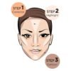 Ruby Kisses 3D Face Creator Cream Foundation & Concealer, 12 Hours Long Lasting, Medium to Full Coverage, Non-Greasy, Ideal for Makeup & Contour Palette (Light) - Image 3