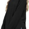 WIHOLL Women's Long Sleeve Shirts 2025 Fall Fashion Clothes Split Hem V Neck Tops - Image 3