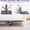V11 V15 High Torque Brush Head Replacement Compatible with Dyson V7 V8 V10 Vacuum Cleaner, Suction Control Anti-Tangle Deep Clean for Carpets & Hard Floor - Image 7