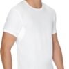 Hanes Men's Undershirt, Underarm Sweat Blocking Tee, White Crewneck T-Shirt, 3-Pack - Image 4