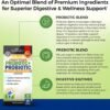 Advanced Prebiotics and Probiotics for Women & Men, Immune, Digestive & Gut Health with L. Reuteri, Inulin Fiber, Digestive Enzymes, Non-GMO, Gluten-Free, Dairy-Free, 30 Capsules - Image 5